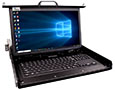 2445 Series Rugged 1U Rack Mount Monitors with Keyboard Drawer