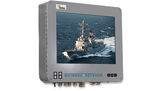 4556AA Series: 19 Inch (in) Ruggedized Military Shipboard Personal Computers