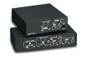 Industrial KVM extender for harsh environments